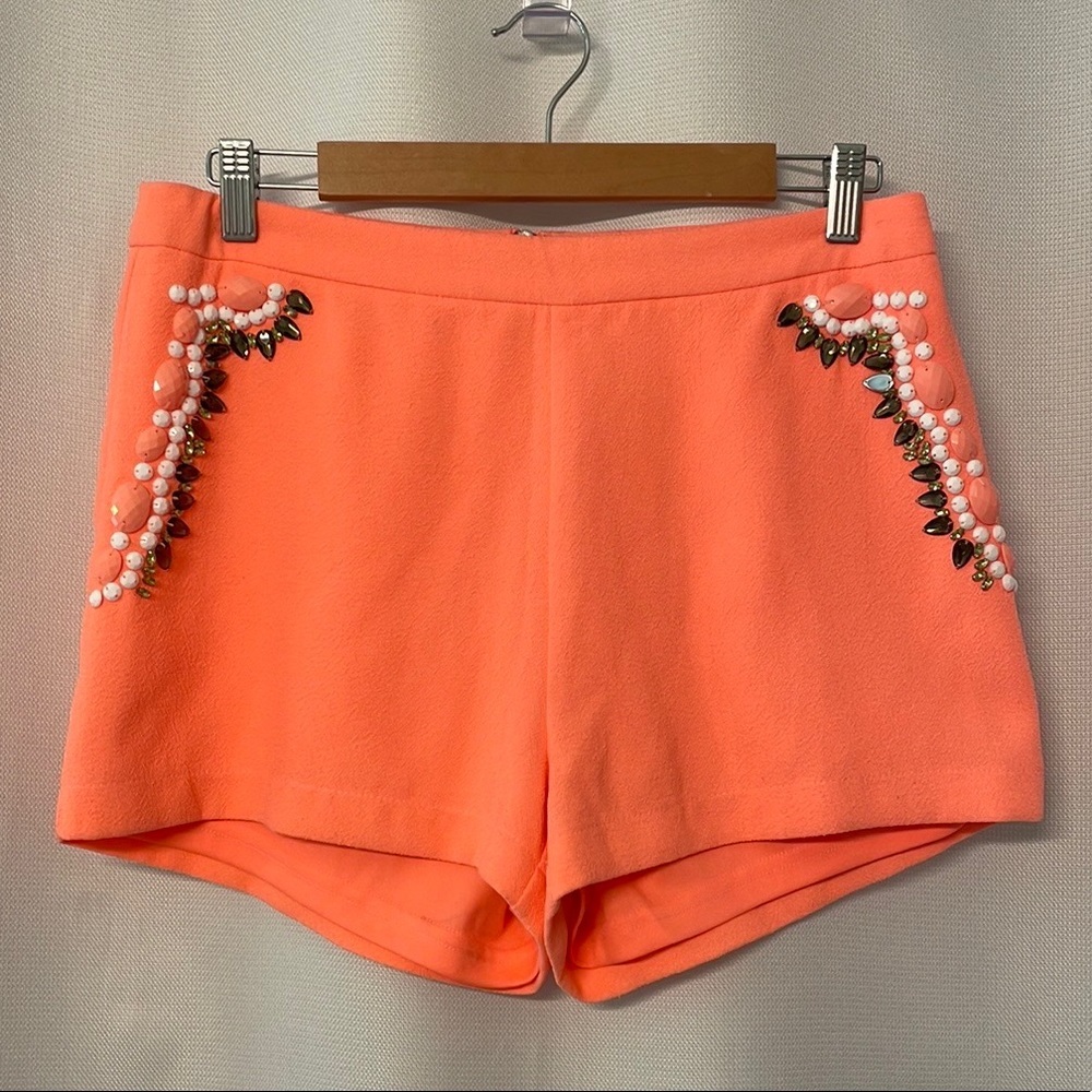 VO Jeans Shorts with Beading